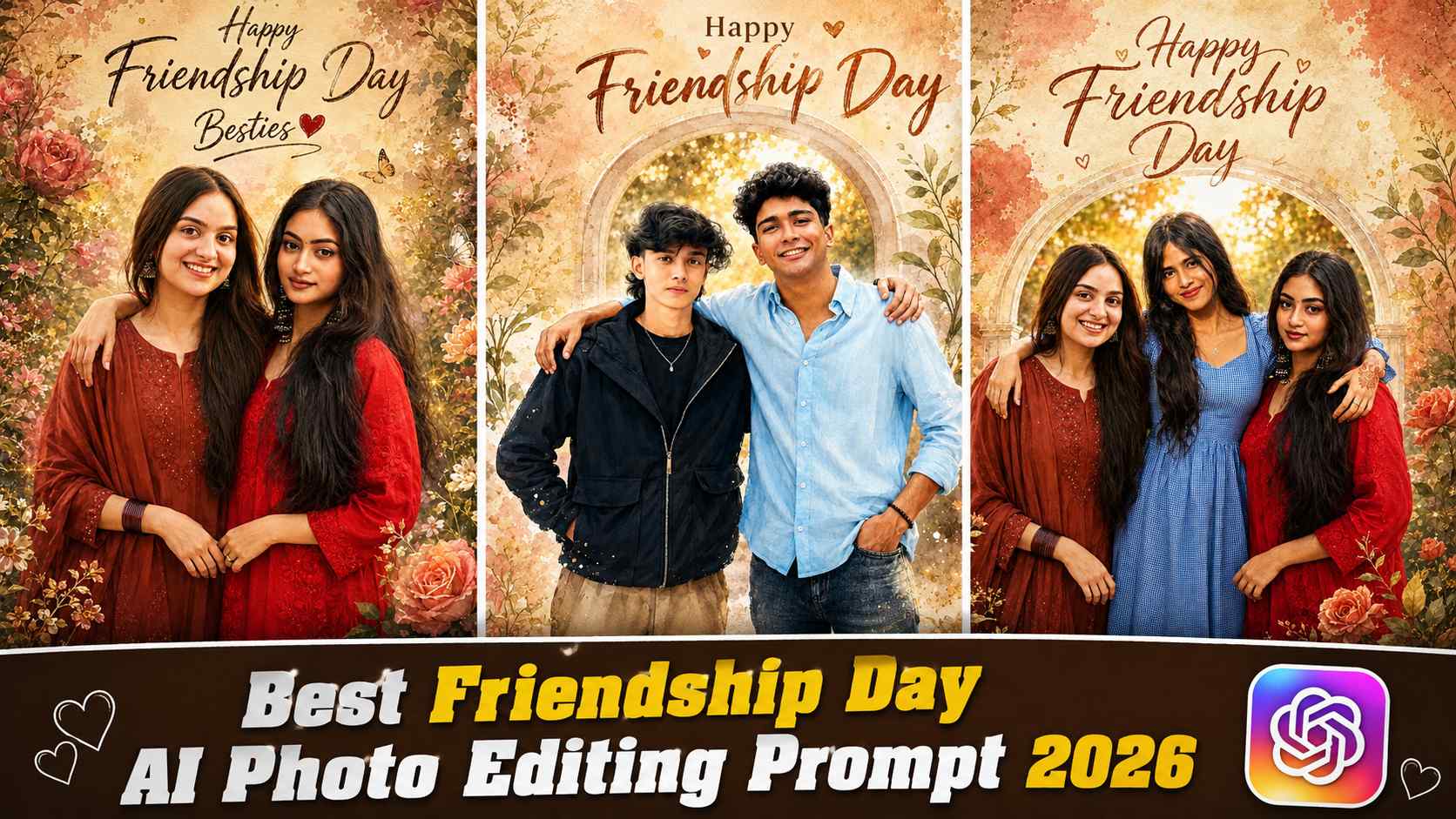 Viral Friendship Day AI Photo Editing Prompt 2026