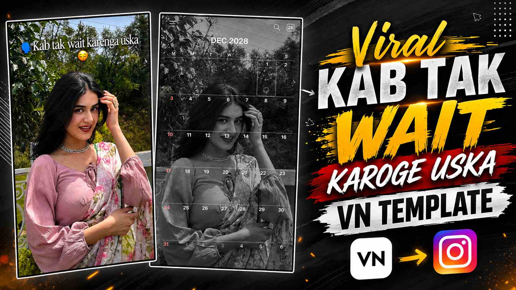 Kab Tak Wait Karoge Uska VN Code | Viral VN Template