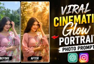 Create Viral Cinematic Glow Portrait with ChatGPT