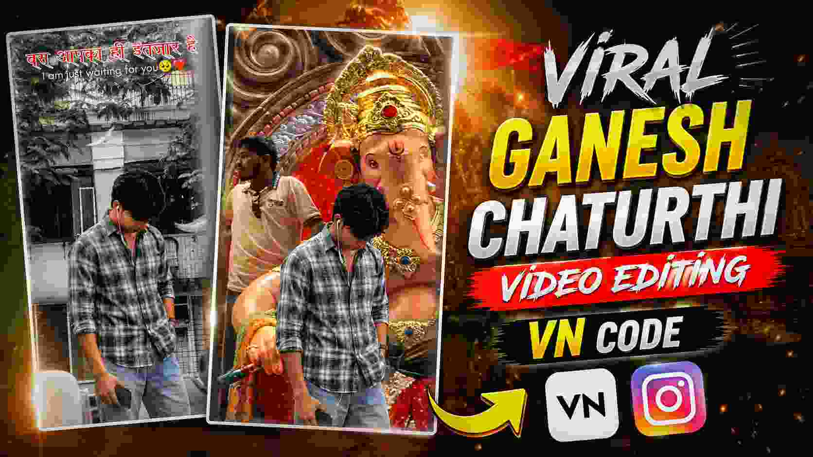 Viral Ganesh Chaturthi Video Editing Vn Code | Ganesh Ji Vn Code
