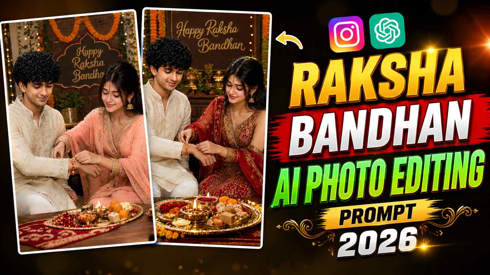 Raksha Bandhan AI Photo Editing Prompt 2026