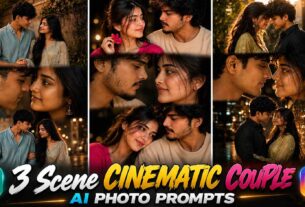 3 Layer Couple AI Photo Editing Prompt | Cinematic Style
