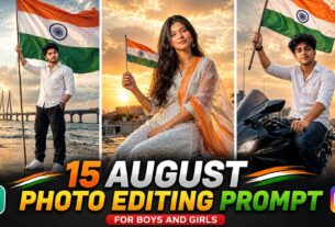 15 August Photo Editing Prompt 2026 | Independence Day Look