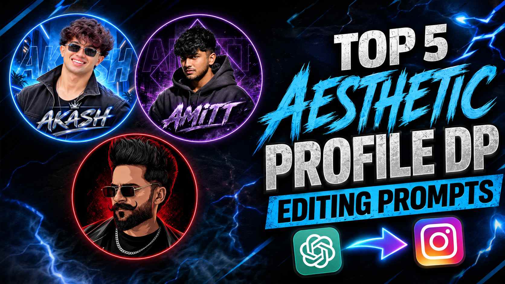Top 5 Aesthetic Profile Dp Editing Prompts | Chatgpt Ai
