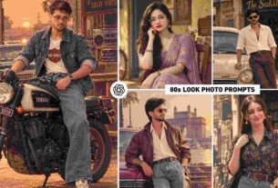 ChatGPT 80s Retro AI Photo Prompts | 5 Viral Vintage Photo Ideas