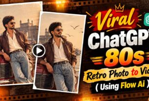 ChatGPT 80s Retro Photo to Video | Google Flow AI Video Prompt