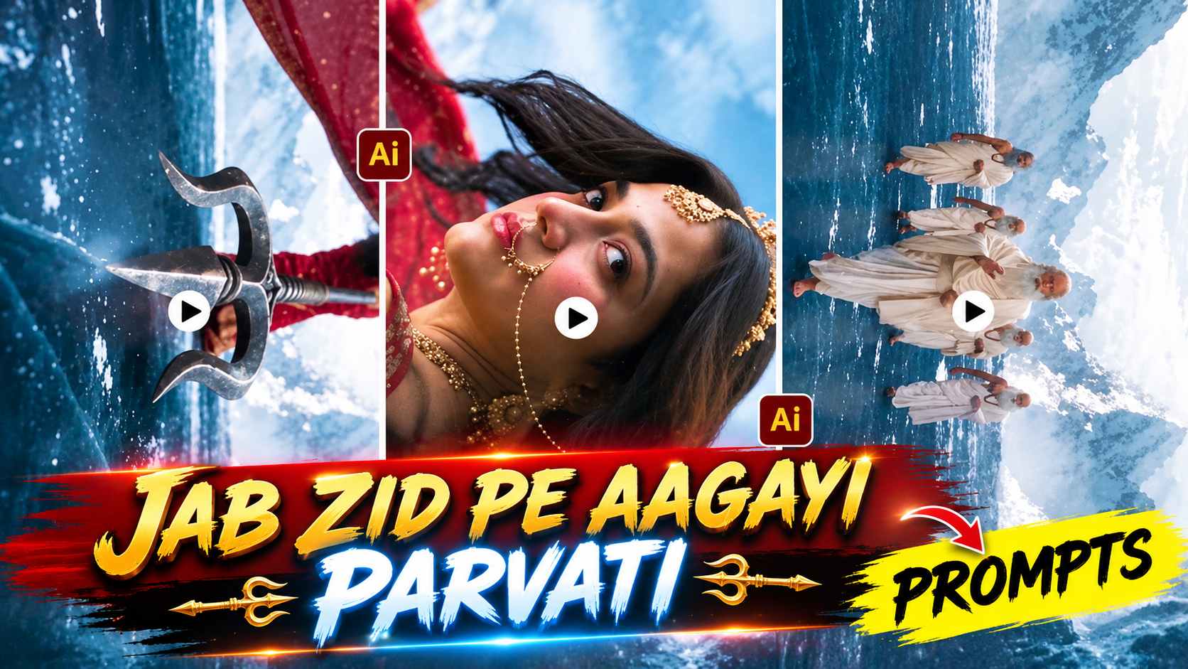 Jab Zid Pe Aa Gayi Parvati Song Ai Video Editing Prompt | Flow Ai