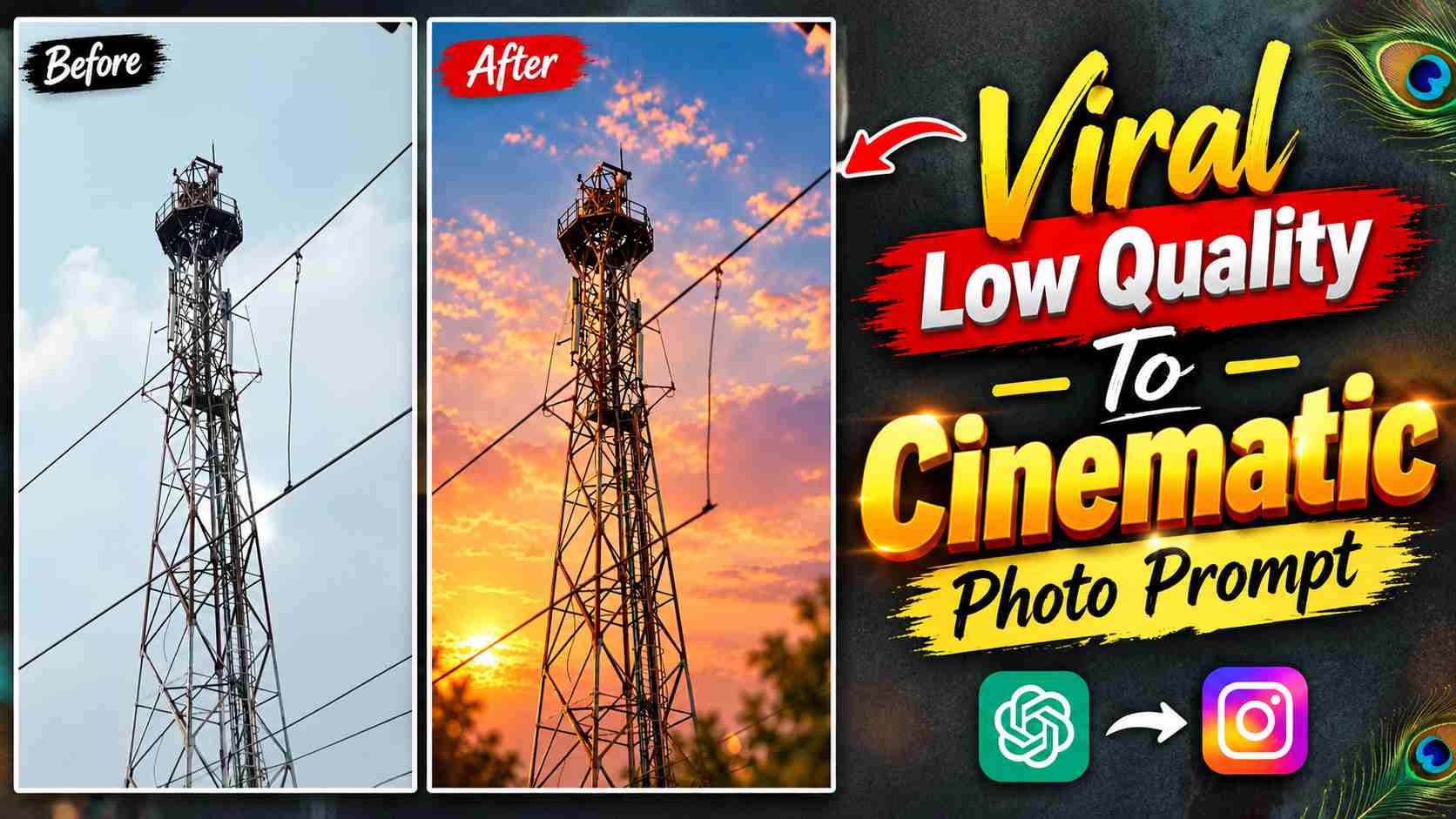 Low Quality Photo to Cinematic Photo Editing Prompt
